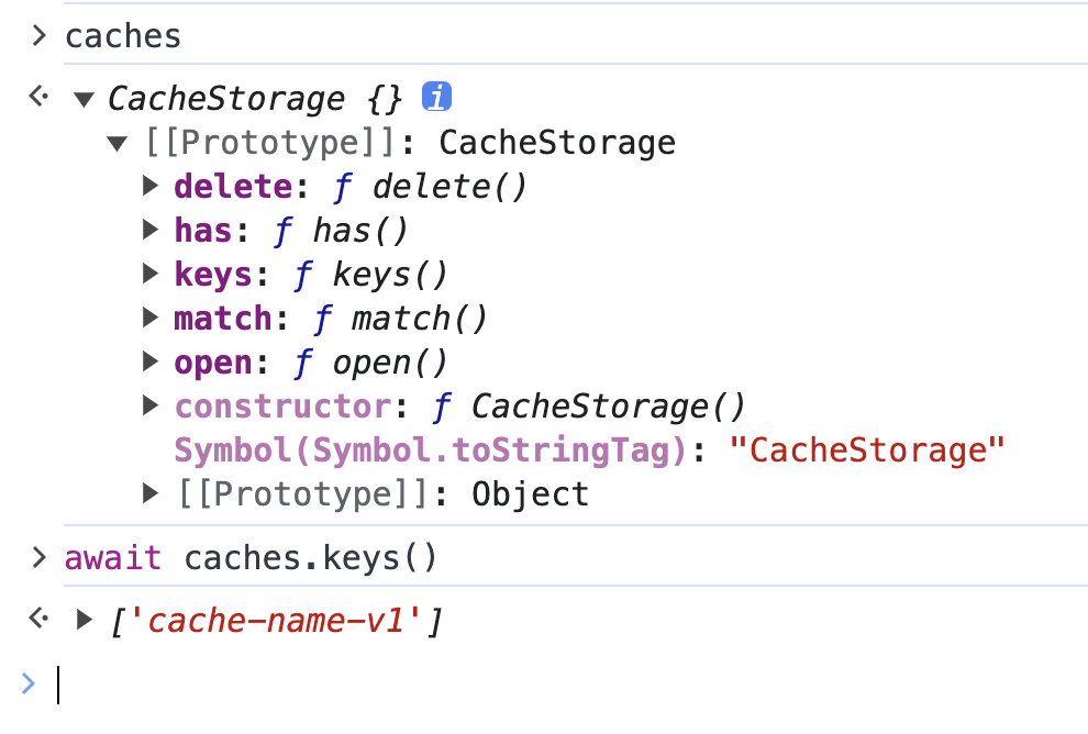 Cache API